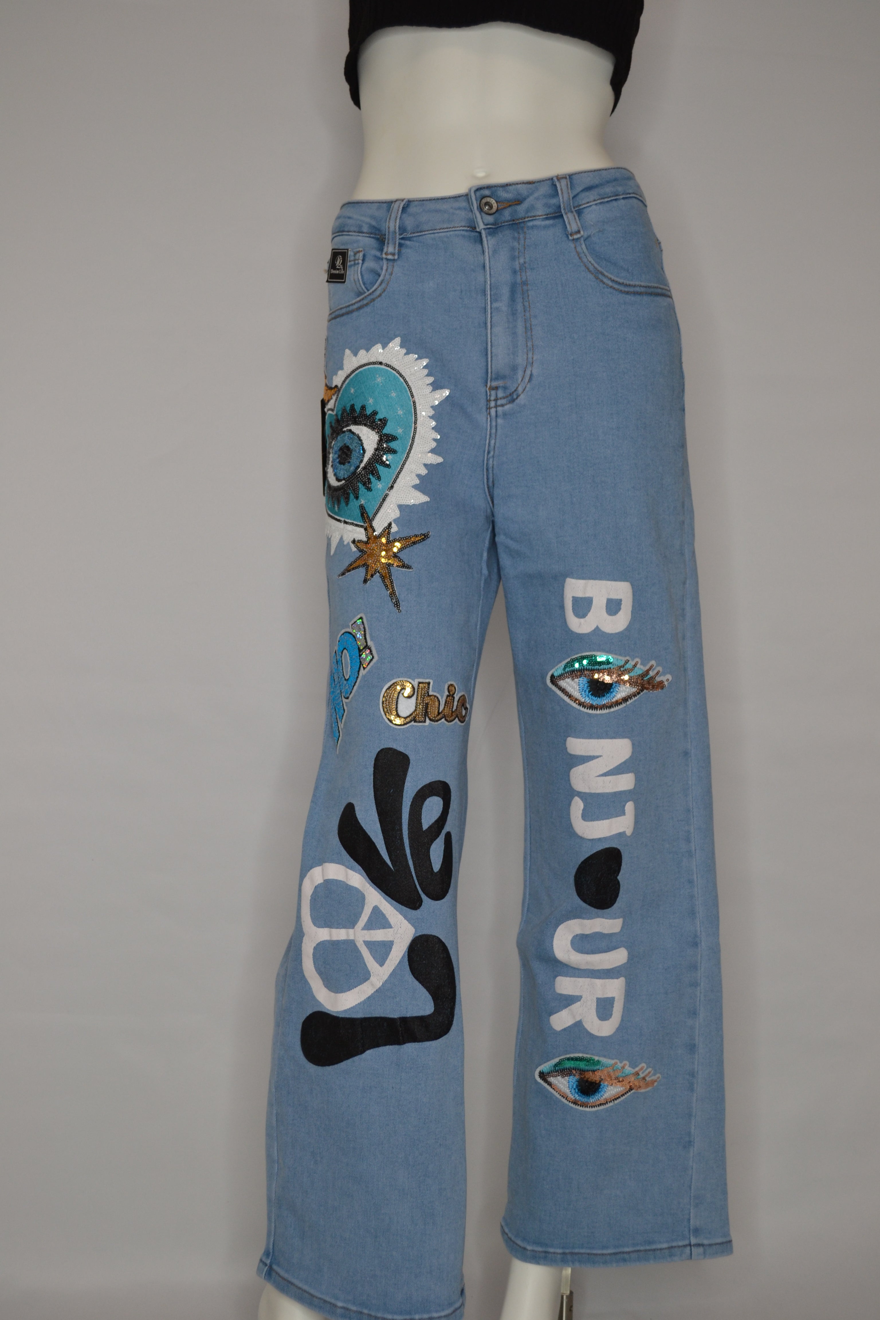 Jeans "Bonjour"