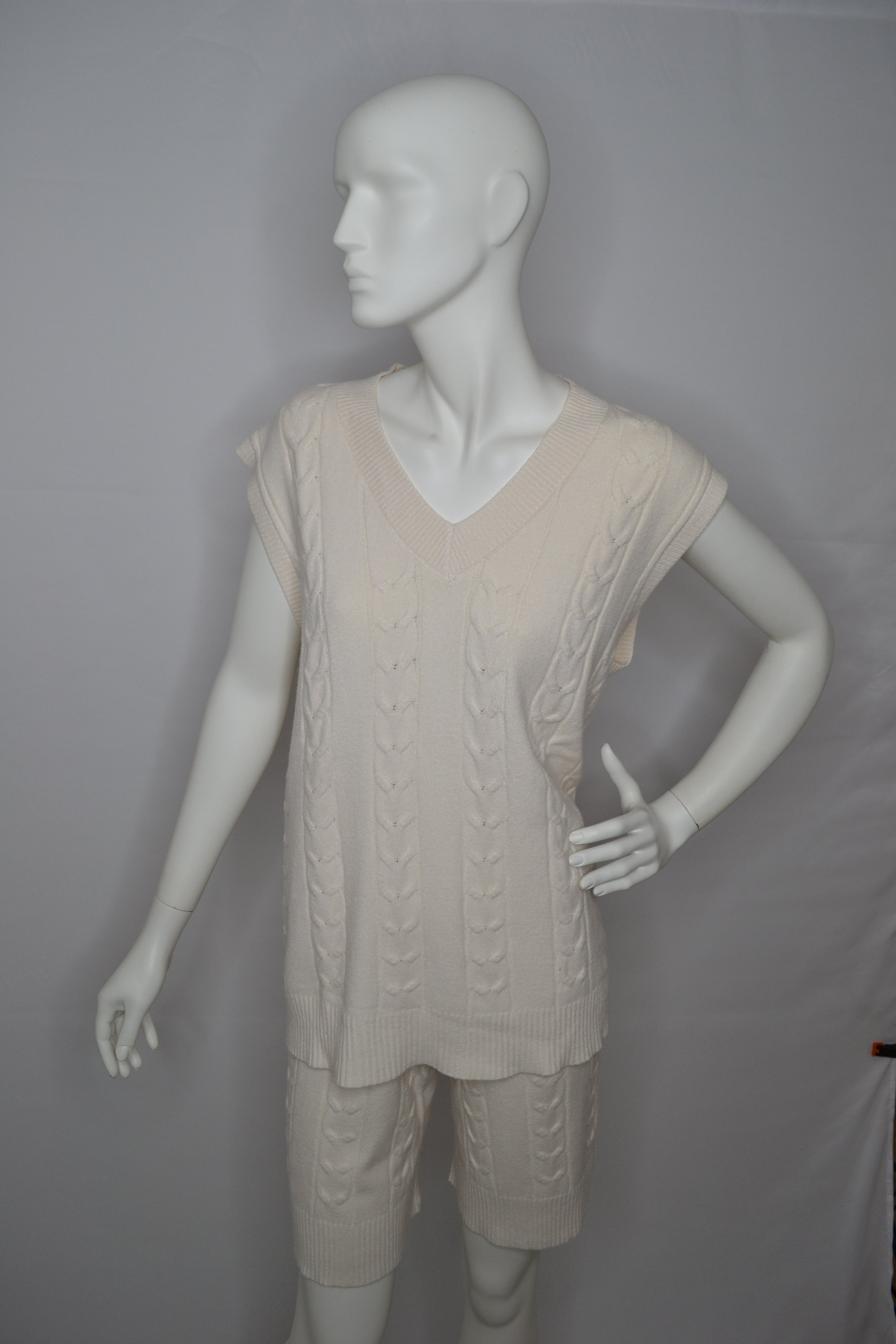 Zweiteiler "Comfy & Slack" Creme