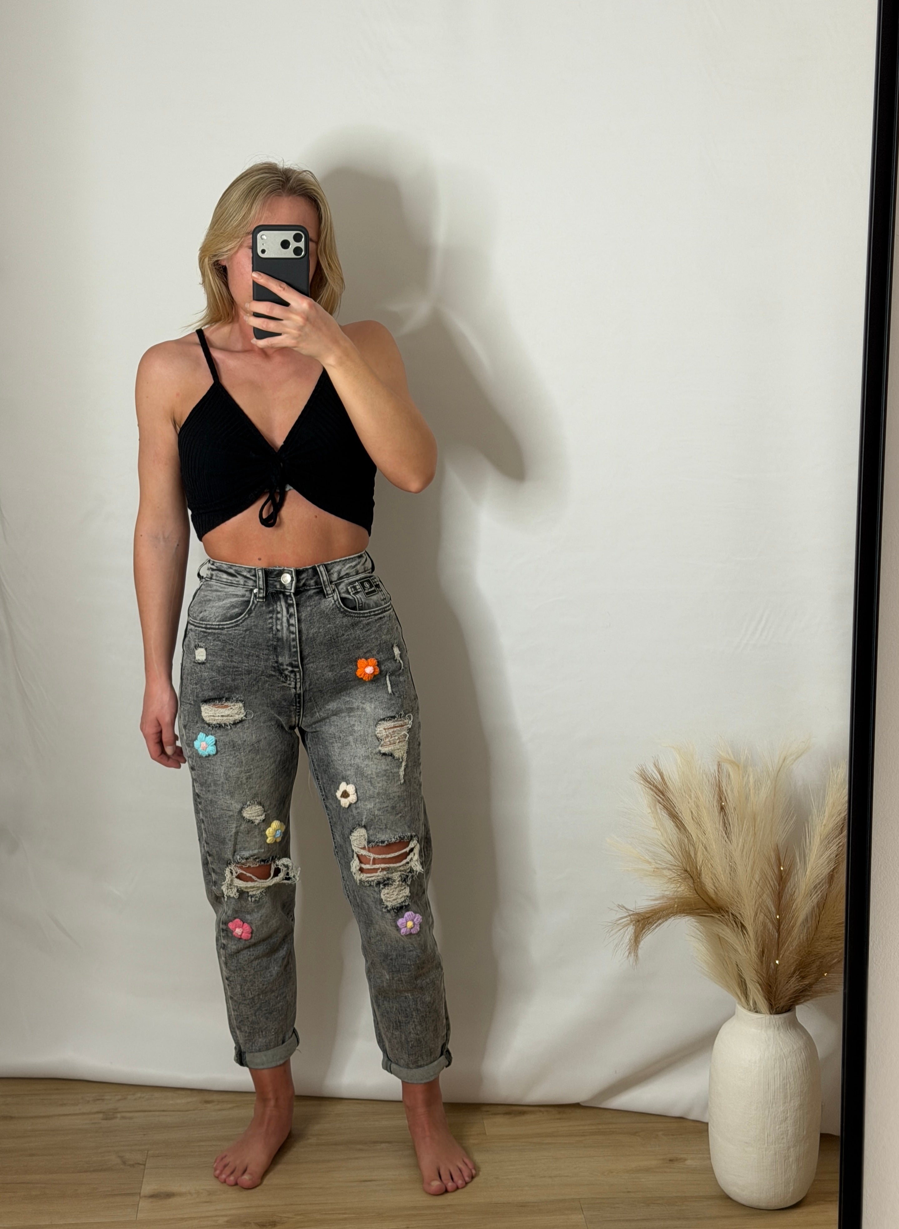 Jeans "On Flowers"