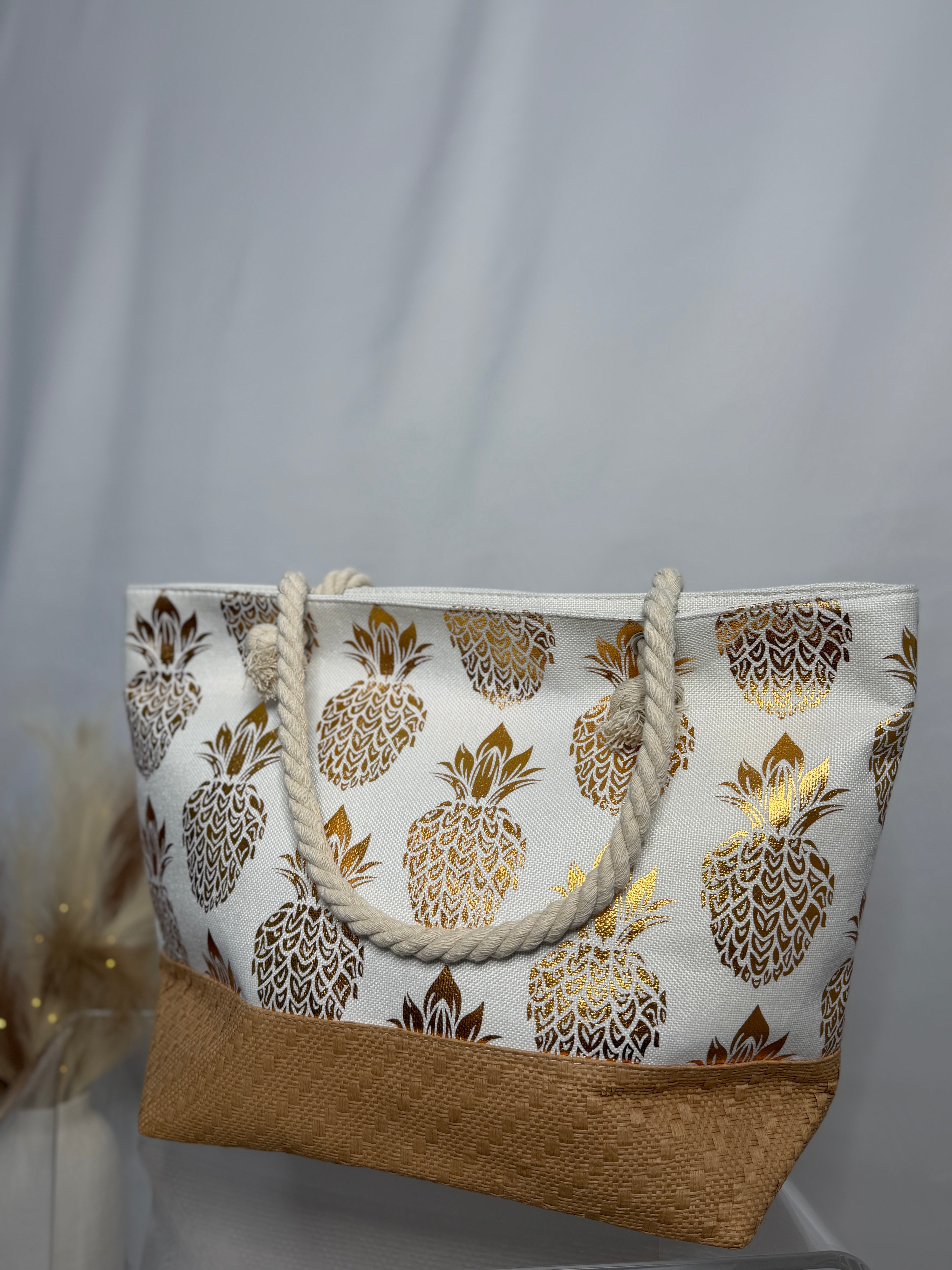 Strandtasche "Flamingos'n'Pineapples"